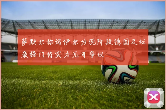 萨默尔称诺伊尔为现阶段德国足坛最强门将实力无可争议